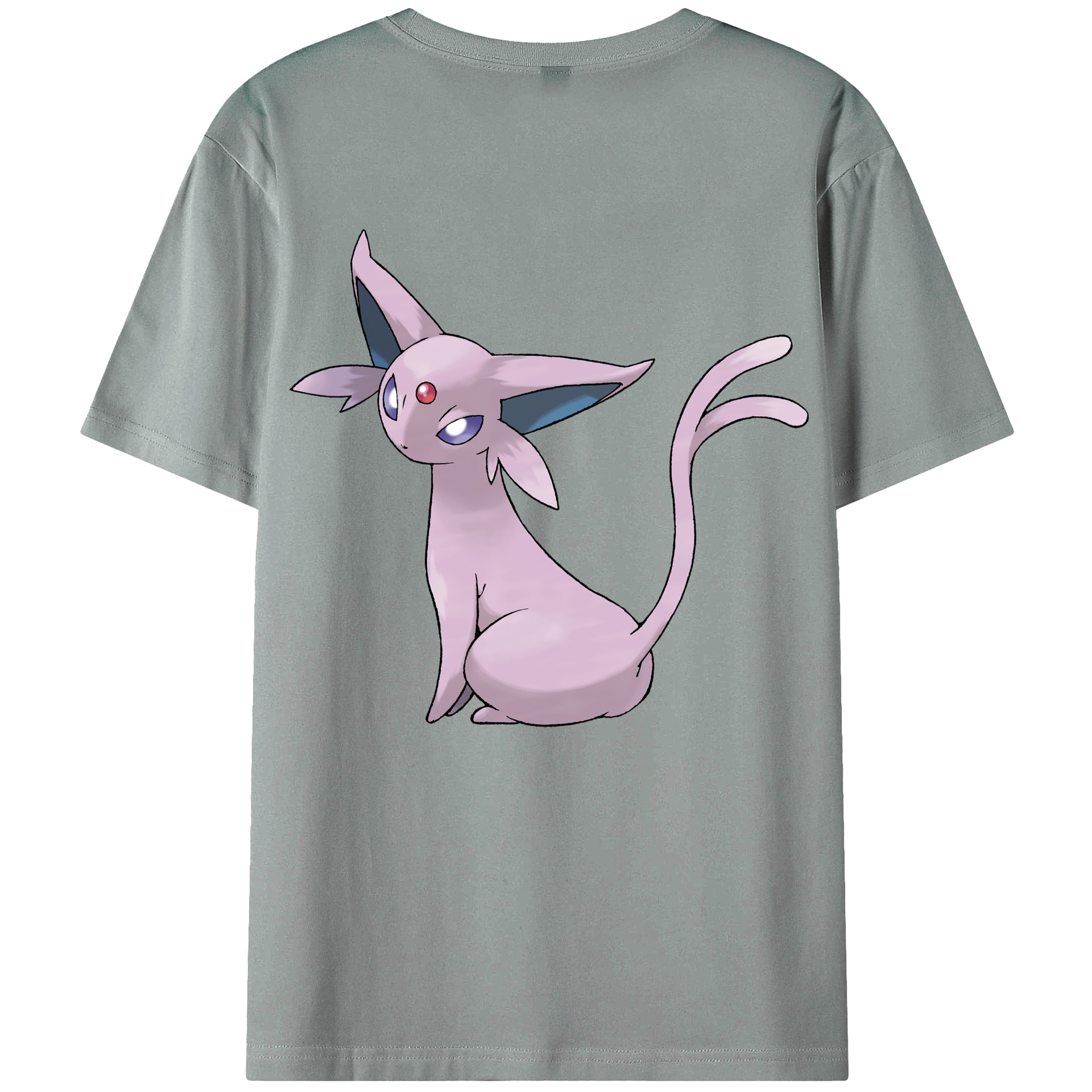 （画像用） ポケットモンスター Pokémon 綿100％ メンズ半袖Tシャツ（バックプリント） 通気性